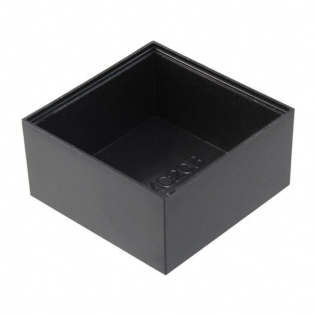 BOX ABS BLACK 1.546"L X 1.546"W