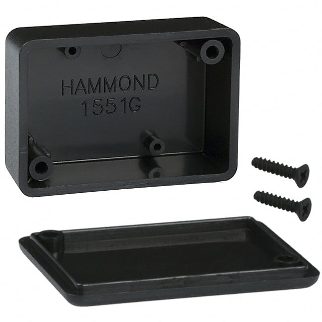 BOX ABS BLACK 1.97"L X 1.38"W