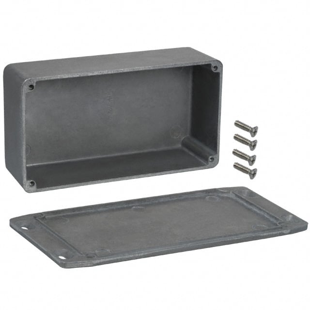 BOX ALUM 6.02"L X 3.27"W
