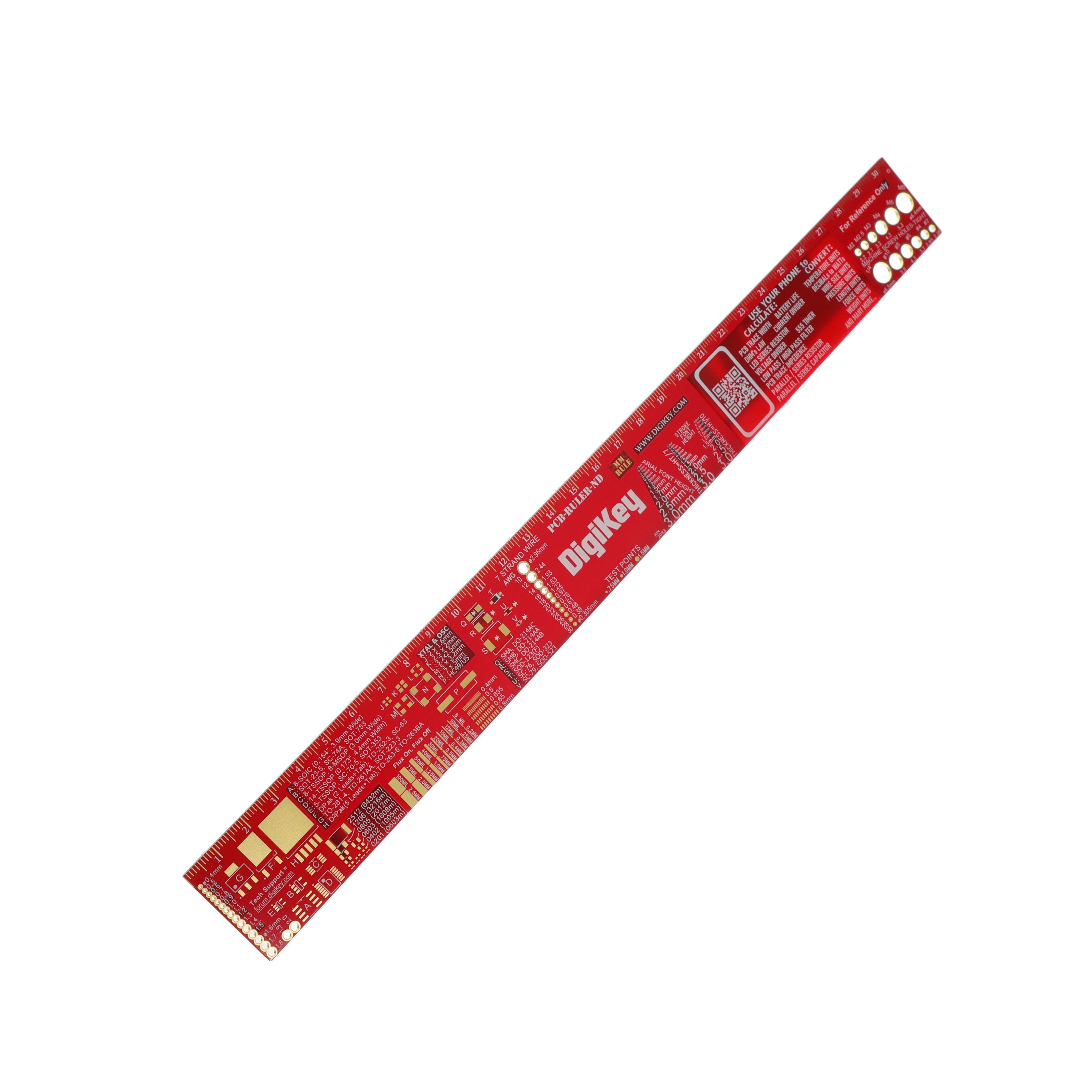 PCB LAYOUT REFERENCE RULER 12"