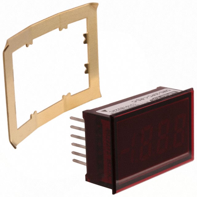 VOLTMETER 200MVDC LED PANEL MNT